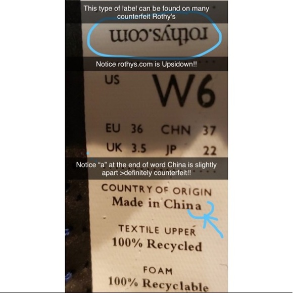 HOW TO SPOT FAKE ROTHY’S - Picture 14 of 16